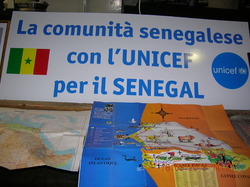 La Comunità Senegalese con l'UNICEF per il SENEGAL