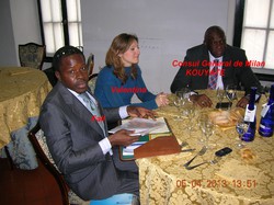 VISITE DU CONSUL GENERAL DU SENEGAL A MILAN A GENES