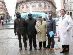 VISITE DU CONSUL GENERAL DU SENEGAL A MILAN A GENES